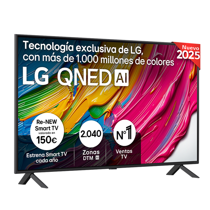Smart TV LG QNED AI QNED80 50 pulgadas 4K 2025