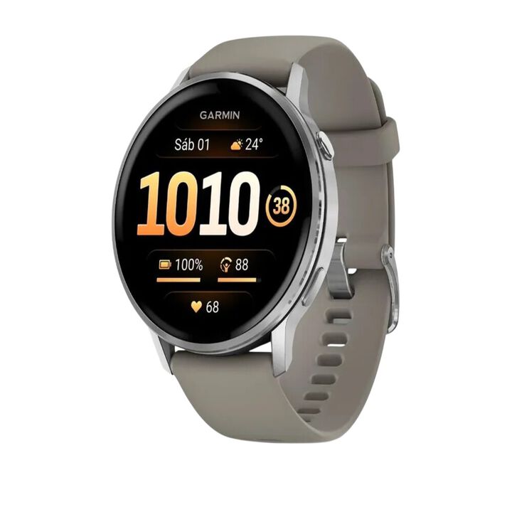 Diseñado específicamente con funciones avanzadas de salud y forma física, el smartwatch con GPS Venu 4 es tu apoyo en la muñeca para ayudarte a comprender mejor tu cuerpo y tomar decisiones más saludables