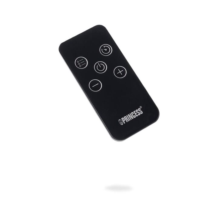 Calefactor cerámico 360° con panel de cristal Smart, controlado por app, Control Manual, por Smartphone o Voz, App Gratuita. 1800W de potencia para habitaciones de 25 m². Termostato ajustable y funcionalidad inteligente