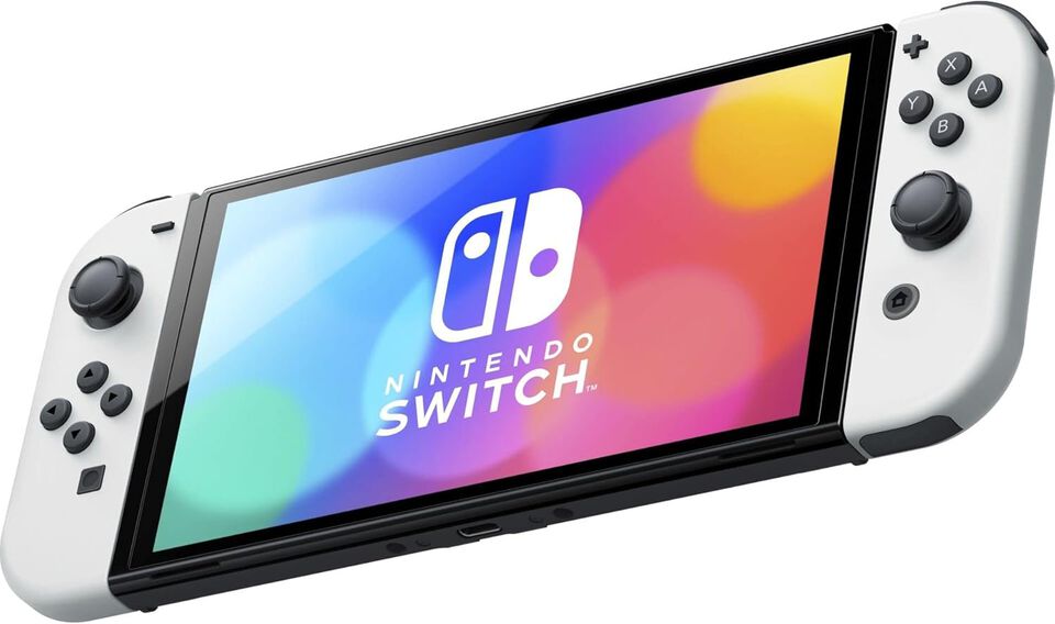 CONSOLA NINTENDO SWITCH (VERSIÓN OLED) MANDOS COLOR BLANCO VERSIÓN ESPAÑOLA