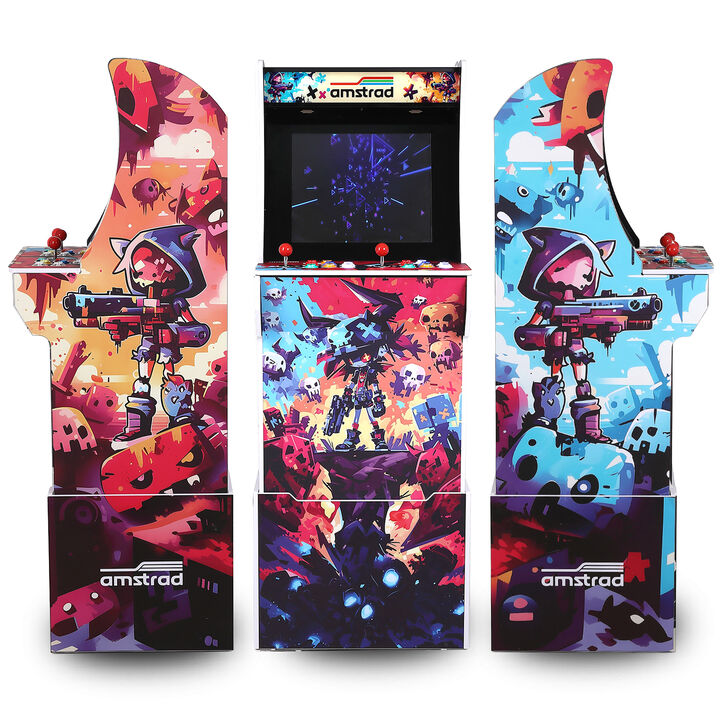 <!DOCTYPE html>
<html lang="es">
<head>
    <meta charset="UTF-8">
    <title>Caracter&iacute;sticas</title>
</head>
<body>

    <ul>
        <li>Contains more than 2800 games</li>
        <li>19" / 48cm screen</li>
        <li>2 players / 6 backlit buttons per player</li>
        <li>Integrated speakers 2 x 20w</li>
        <li>CPU: Quadruple core, CORTEX-A7 1.2 Ghz</li>
        <li>GPU: MALI400MP2@600MHZ</li>
        <li>Memory: DDR3/1866 512MB</li>
        <li>Integrated storage system: Micro SD 32GB</li>
        <li>2 joysticks</li>
        <li>4 control buttons (credit, start, pause, start)</li>
        <li>Wooden structure</li>
        <li>Menu language: English</li>
        <li>Search menu</li>
        <li>220v power supply</li>
    </ul>

</body>
</html>