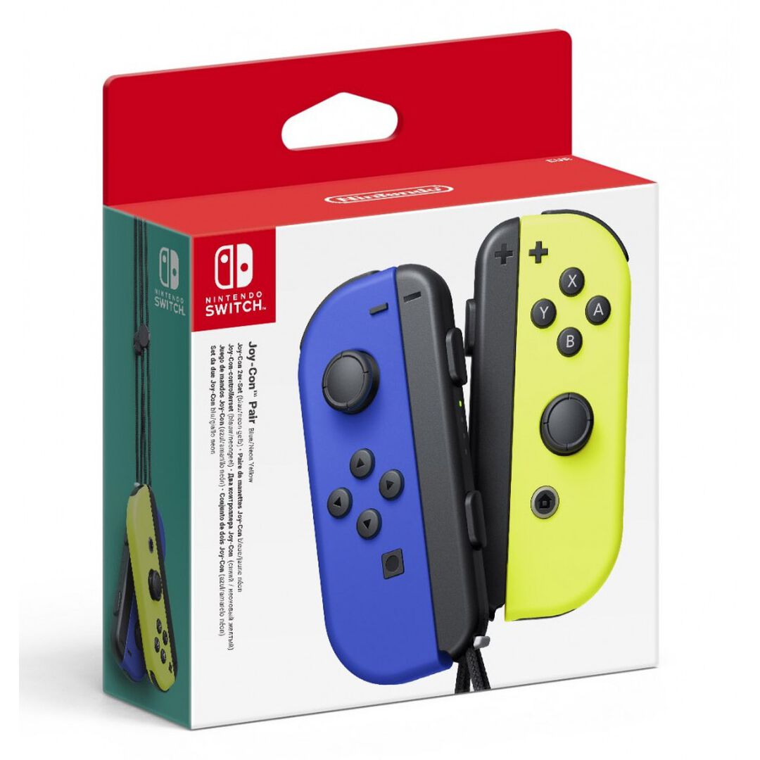 Mando Joy-Con (izda/dcha) Color Azul/Amarillo Neon