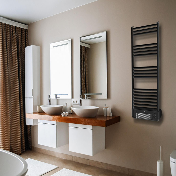 El NTW-11 es un completo producto de 500W que act&uacute;a como secador de toallas, calentador de prendas y a la vez servir&aacute; de apoyo a tu sistema de calefacci&oacute;n. Su dise&ntilde;o sencillo y elegante incluye un display LED y temporizador (2h). Adem&aacute;s tiene una tecnolog&iacute;a de transmisi&oacute;n directa del calor y un sistema de protecci&oacute;n contra sobrecalentamiento, de forma que si se alcanza una temperatura peligrosamente alta se detiene autom&aacute;ticamente.