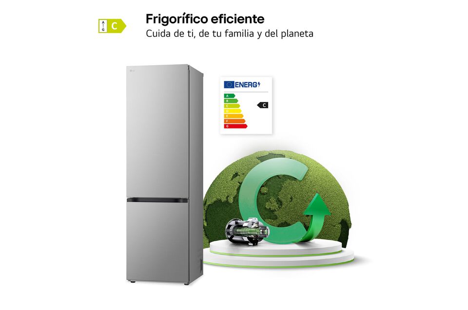 Descubre el frigor&iacute;fico combi LG GBV5240CPY, una soluci&oacute;n ideal para tus necesidades de refrigeraci&oacute;n. Con una capacidad total de 387 litros y eficiencia energ&eacute;tica C, ofrece amplio espacio para almacenar tus alimentos.