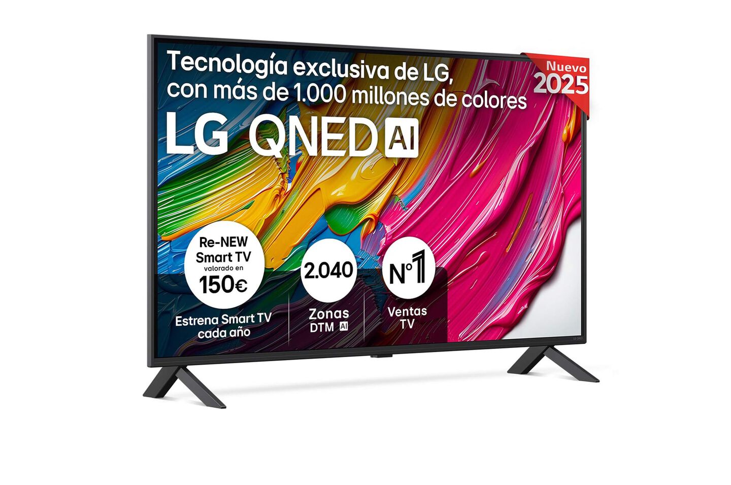 Smart TV LG QNED AI QNED80 43 pulgadas 4K 2025