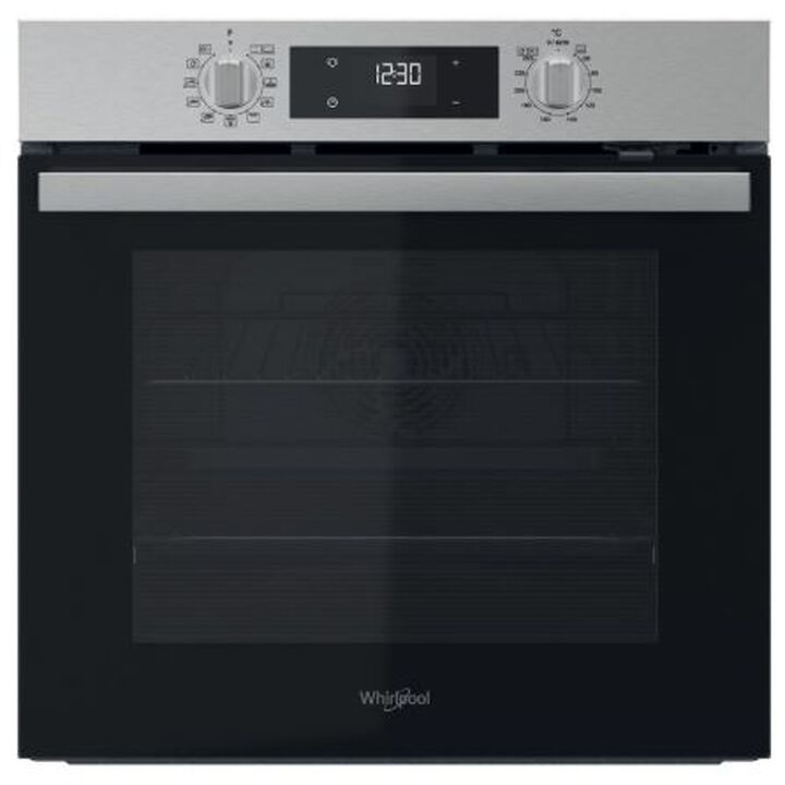 Horno multifunci&oacute;n integrable Whirlpool OMR58RR1X de 71 litros, acabado en acero inoxidable, con limpieza pirol&iacute;tica + hidrol&iacute;tica, clasificaci&oacute;n energ&eacute;tica A+, tecnolog&iacute;a Cook3 para cocinar hasta tres platos simult&aacute;neamente sin mezclar olores, ra&iacute;les telesc&oacute;picos y funciones avanzadas de cocci&oacute;n. Ofrece una cocci&oacute;n uniforme gracias al sistema de aire forzado y un mantenimiento sencillo mediante sus sistemas de limpieza autom&aacute;tica.