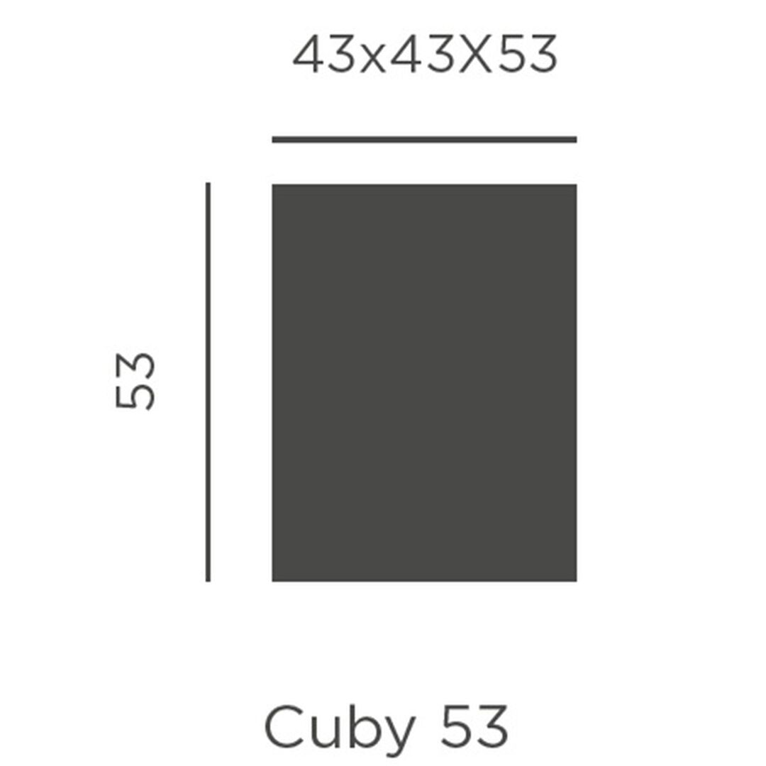L&aacute;mpara cubo Cuby 53 Solar & Bater&iacute;a Luz RGBWW