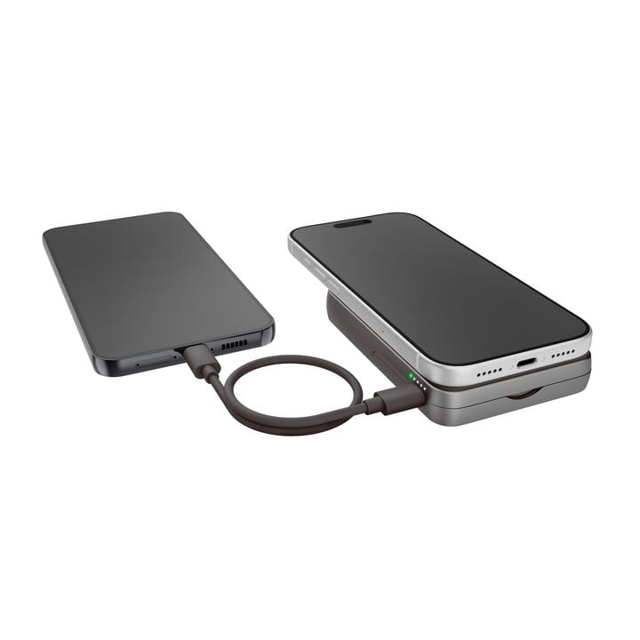 La Fresh n Rebel Magnetic Wireless Powerbank de 10.000 mAh es una bater&iacute;a externa compacta y ligera con carga inal&aacute;mbrica magn&eacute;tica de hasta 15W. Compatible con MagSafe y Qi2, permite cargar el m&oacute;vil sin cables y ofrece carga r&aacute;pida por USB-C de hasta 20W, ideal para llevar energ&iacute;a extra a cualquier parte.