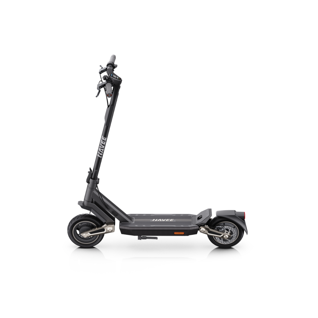 Patinete el&eacute;ctrico Navee ST3 potencia 1000W 60km aut suspensi&oacute;n dual 24% ascensi&oacute;n de pendientes. Peso m&aacute;ximo de carga 120 kg. Plegable, con pantalla incorporada. La edad m&iacute;nima recomendada es de 16 a&ntilde;os. Tres velocidades. El di&aacute;metro de las ruedas es de 10 ". Tiempo de carga de la bater&iacute;a es de 8h