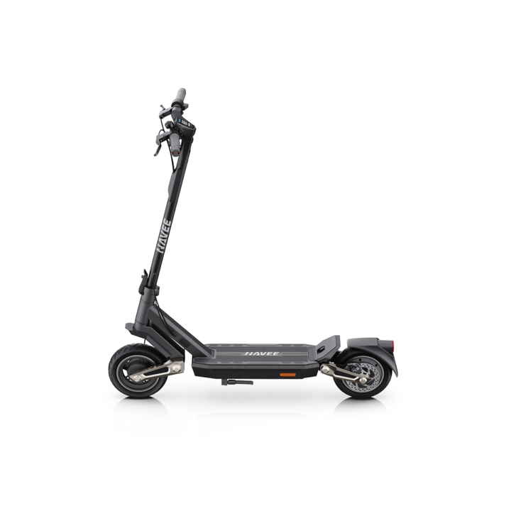 Patinete el&eacute;ctrico Navee ST3 potencia 1000W 60km aut suspensi&oacute;n dual 24% ascensi&oacute;n de pendientes. Peso m&aacute;ximo de carga 120 kg. Plegable, con pantalla incorporada. La edad m&iacute;nima recomendada es de 16 a&ntilde;os. Tres velocidades. El di&aacute;metro de las ruedas es de 10 ". Tiempo de carga de la bater&iacute;a es de 8h