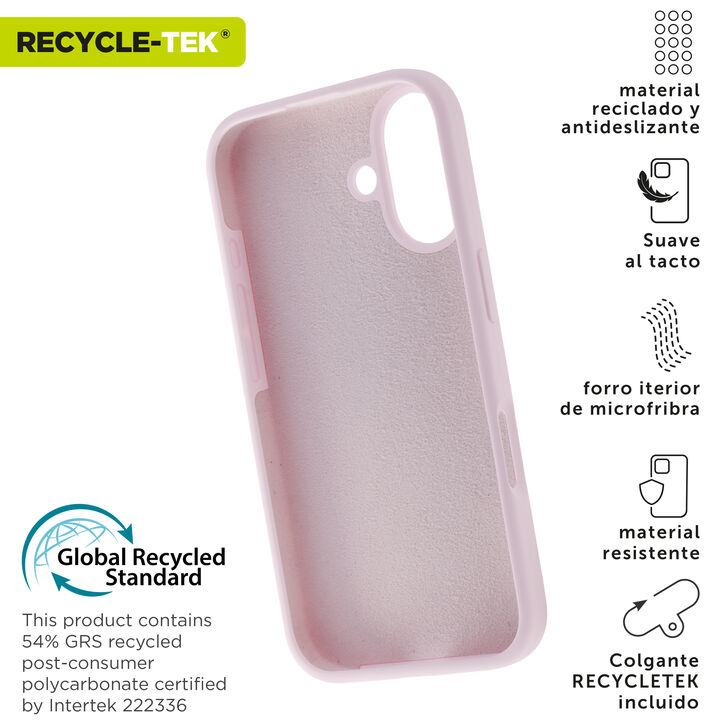 Nuestra funda liquid de muvit for change, fabricada en silicona reciclada certificada, aporta un tacto extra suave con un acabado interior en microfibra. A&ntilde;ade un toque de color a tu iPhone 

La protecci&oacute;n del medio ambiente es, hoy en d&iacute;a, una preocupaci&oacute;n en todo momento, con las fundas recycletek de muvit for change, proponemos una gama de fundas reciclables, fabricadas con materiales reciclados con certificado GRS. Una manera responsable de proteger nuestro smartphone.&nbsp;
