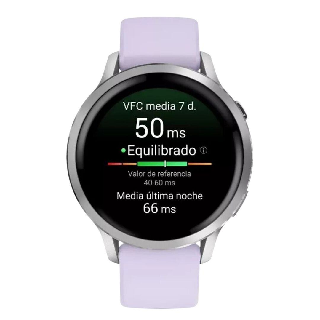 Diseñado específicamente con funciones avanzadas de salud y forma física, el smartwatch con GPS Venu 4 es tu apoyo en la muñeca para ayudarte a comprender mejor tu cuerpo y tomar decisiones más saludables