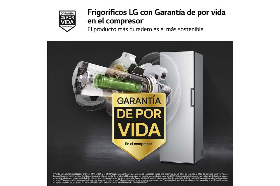 Congelador 324 L Inox con No Frost, compresor eficiente y cajones Big Zone.