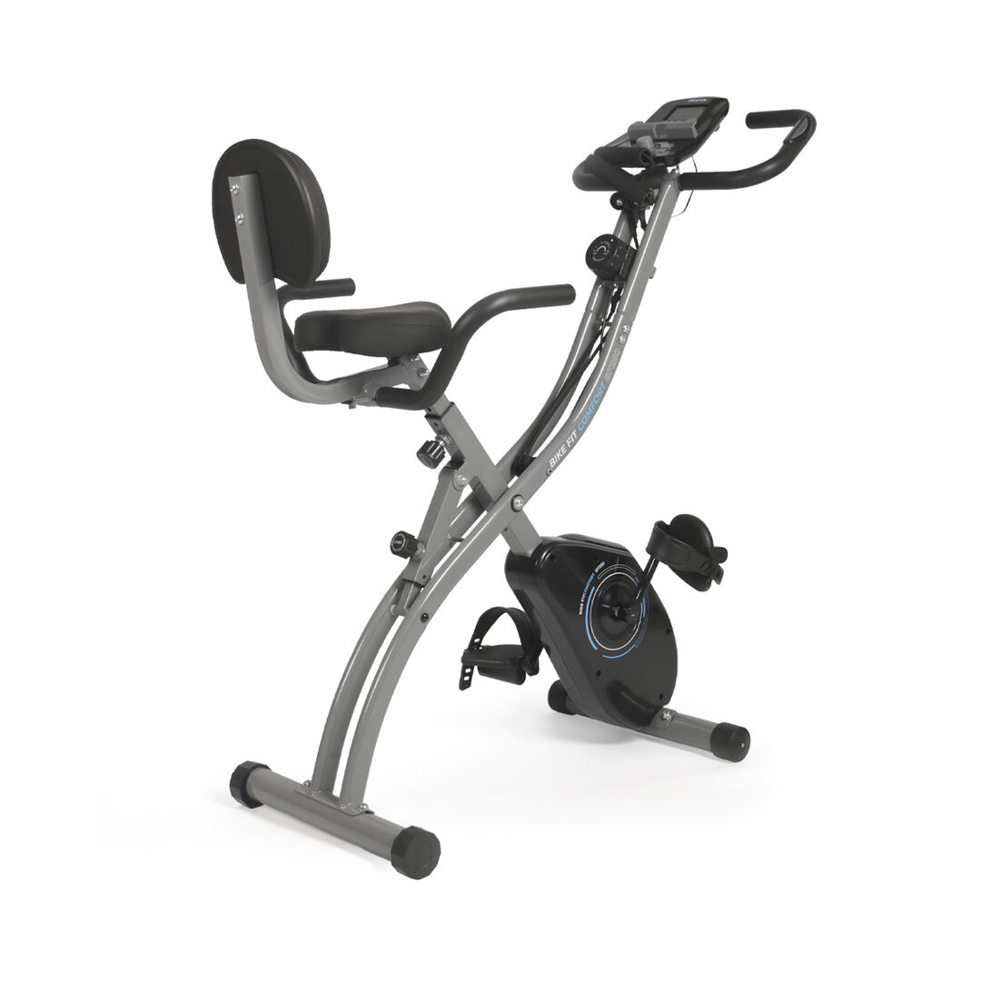 Bicicleta est&aacute;tica plegable respaldo APP Fit BF250