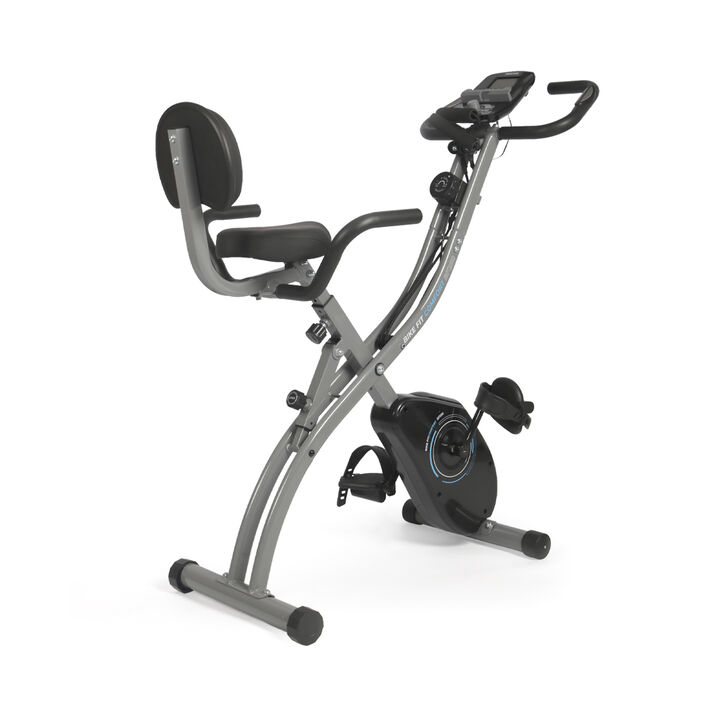 Bicicleta est&aacute;tica plegable respaldo APP Fit BF250. 7 niveles de ajuste de asiento para regularlo seg&uacute;n la necesidad. Dise&ntilde;ado en material resistente y cuenta con acolchado ergon&oacute;mico que se adapta perfectamente a la forma de tu cuerpo.
