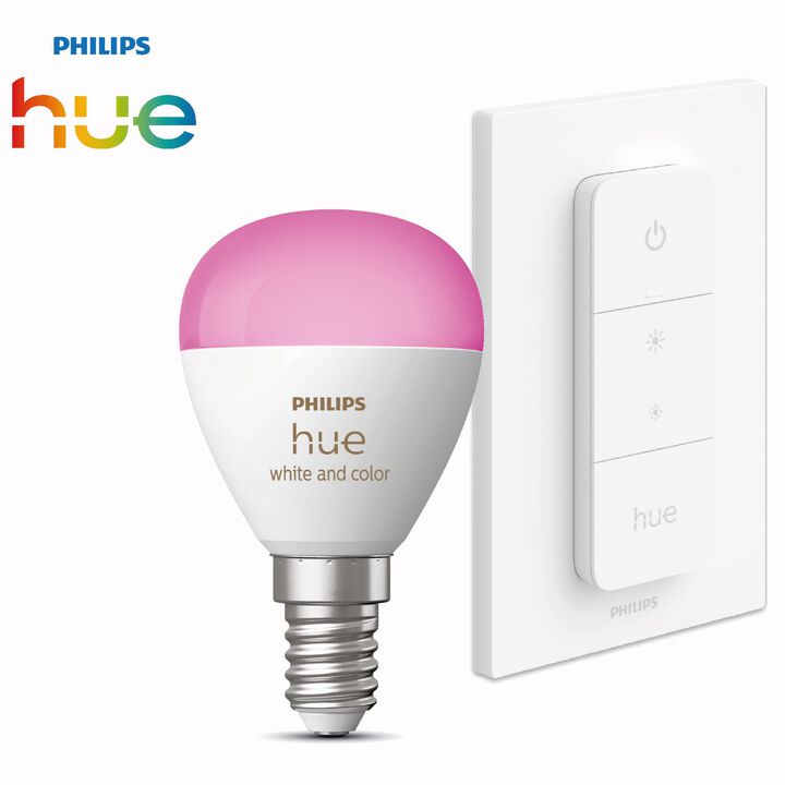 Bombilla Inteligente E14 esf&eacute;rica 4,3W RGB+mando