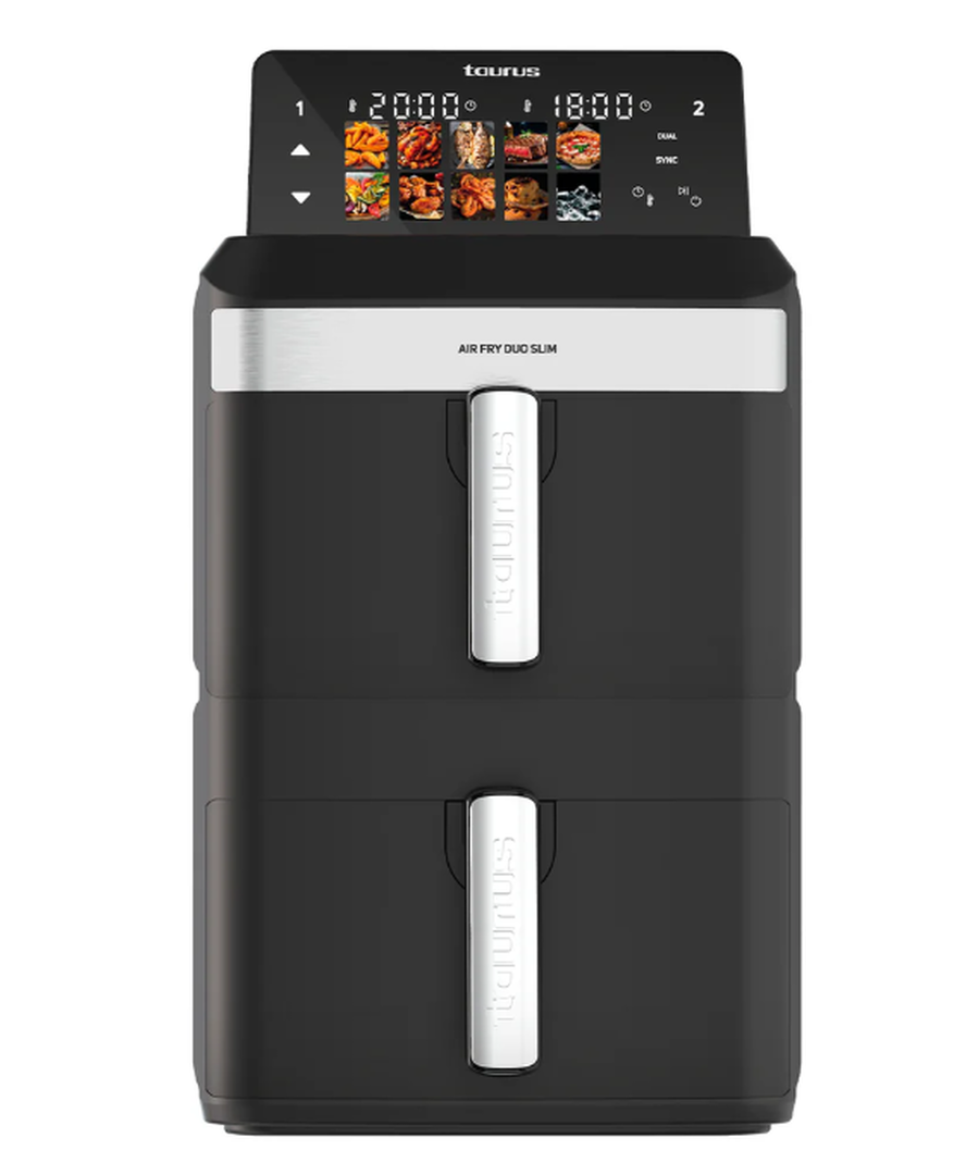 Freidora de aire DUO SLIM Negro