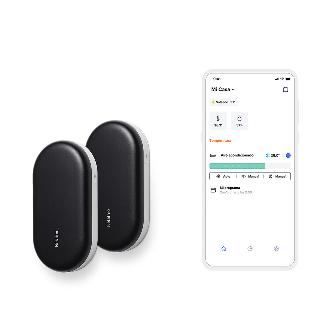 Conecta tu aire acondicionado con toda facilidad. El control inteligente de aire acondicionado te permite tomar el control de tu aire acondicionado o bomba de calor aire en cualquier momento, dondequiera que estés desde tu smartphone.