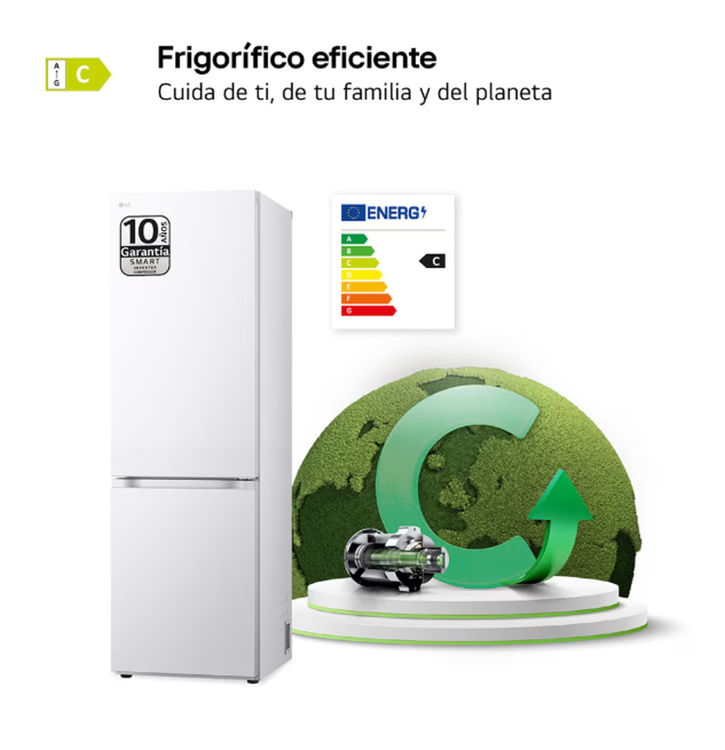 Descubre el Frigor&iacute;fico LG GBV7180CSW.ASWQEUZ, una innovadora combinaci&oacute;n de tecnolog&iacute;a y dise&ntilde;o para tu hogar.