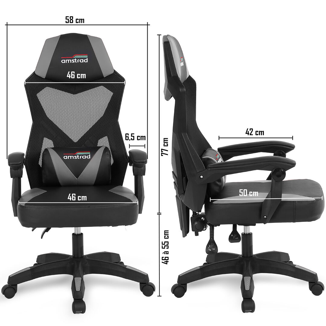 Silla gaming AMS-309 Grey