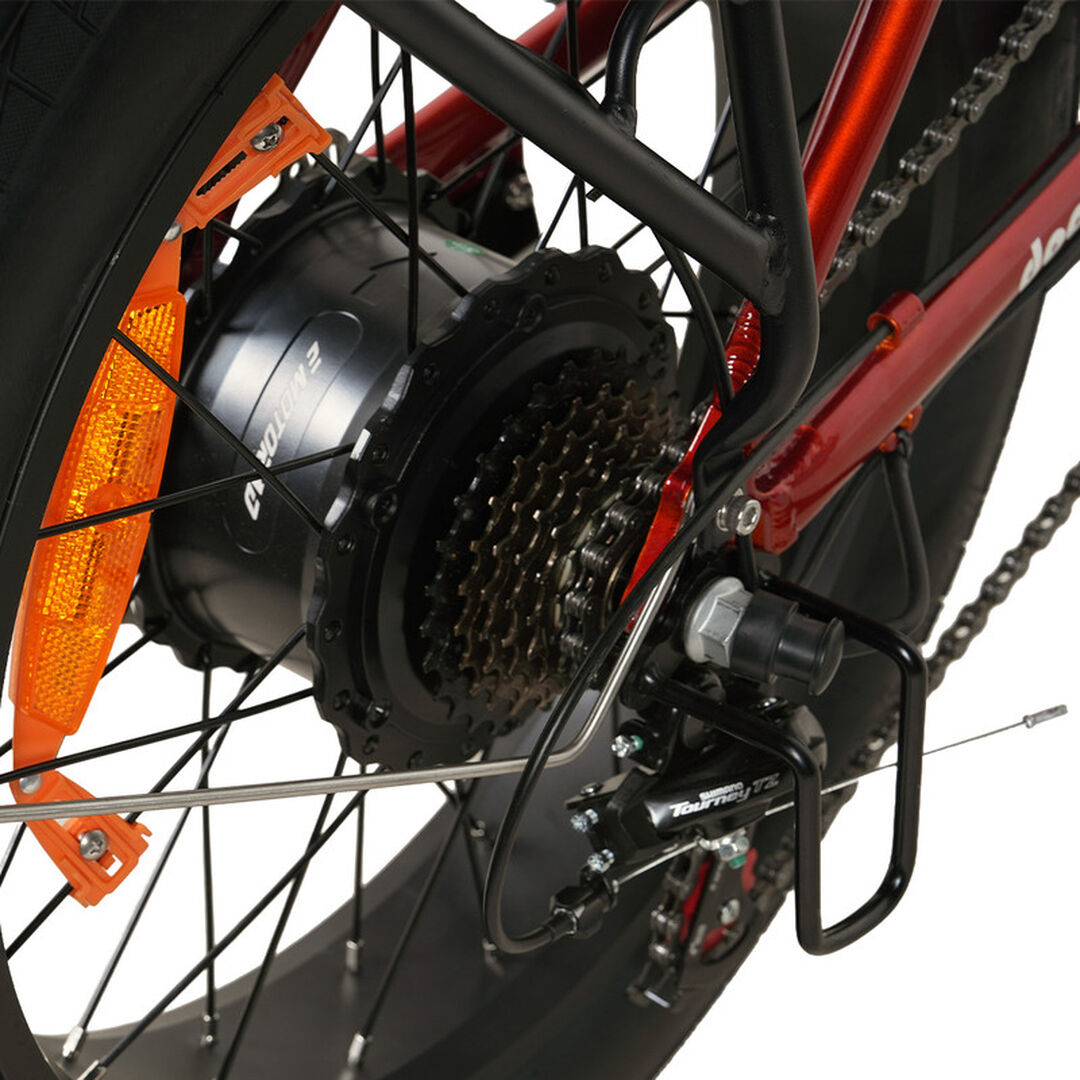 Bicicleta el&eacute;ctrica ciudad 20" Doogle Naranja