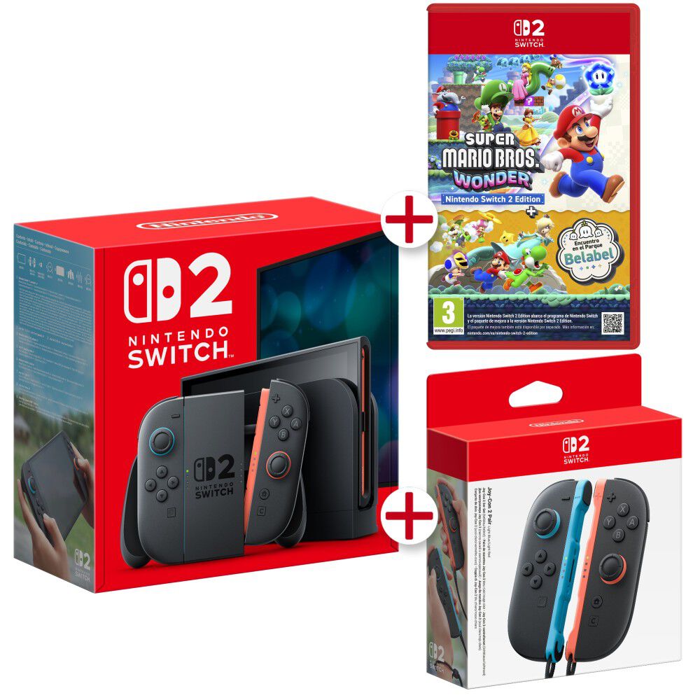 Switch2 + SM Bros. Wonder Switch2 Edition + Joycon Nintendo