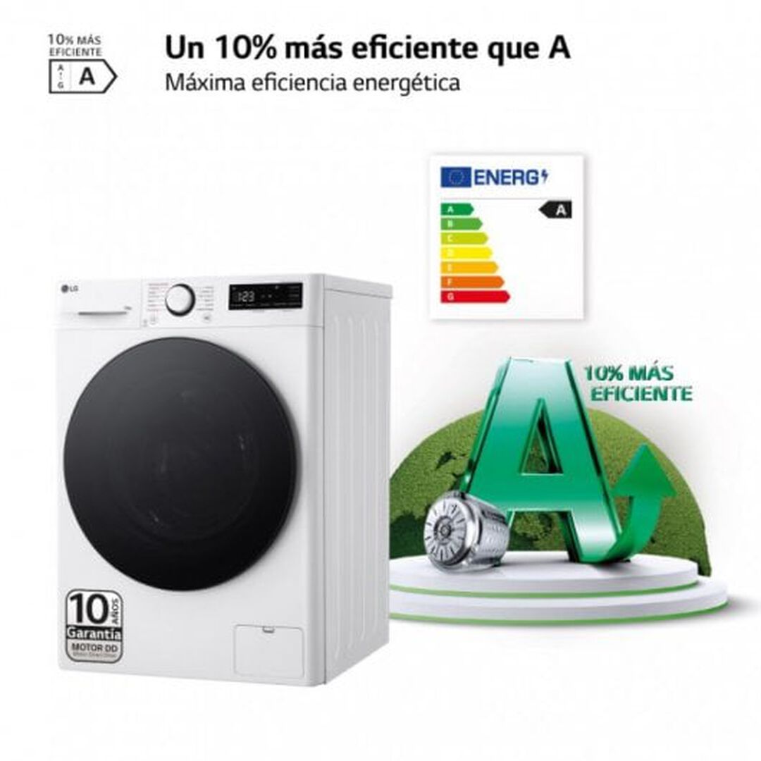 Lavadora F4WR6010AGW 10 kg Blanco