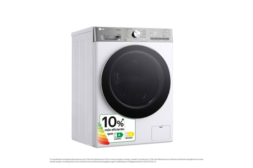 Lava-secadora 13 kg/7 kg con AI DD, TurboWash, autodosificaci&oacute;n, vapor y control Wi-Fi.