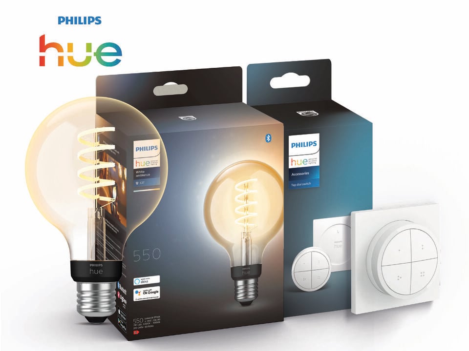 Bombilla Inteligente Filam. blanco E 27 G93+Tap