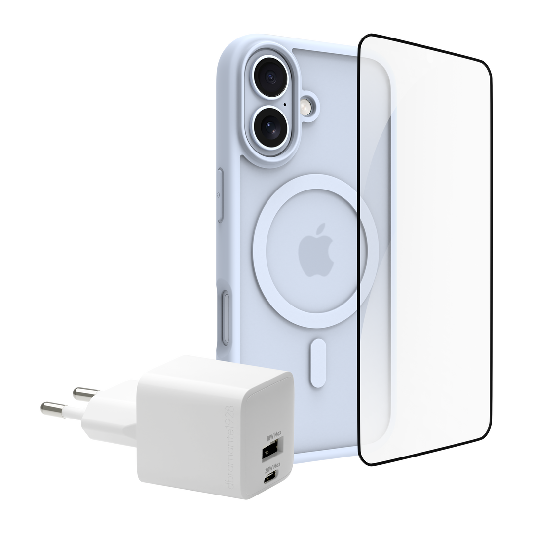 Funda iPhone 17 MS + ECO PROTECTOR+ cargador 30W