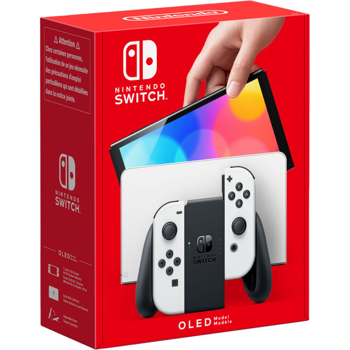 CONSOLA NINTENDO SWITCH (VERSIÓN OLED) MANDOS COLOR BLANCO VERSIÓN ESPAÑOLA