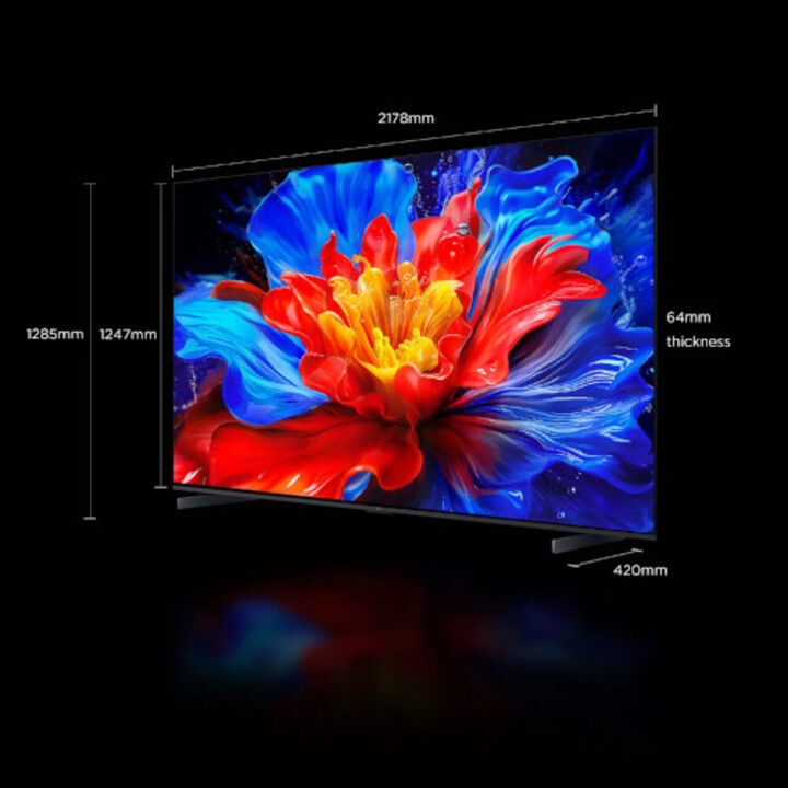 Televisor QLED 98" 4K TCL 98P8K Google TV Clase E