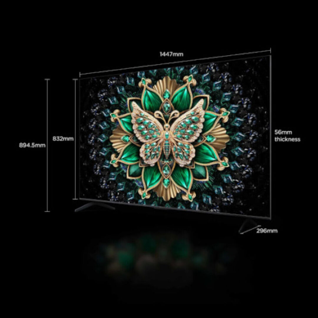 Televisor MINILED 65" 4K TCL 65C6K Google TV Clase F