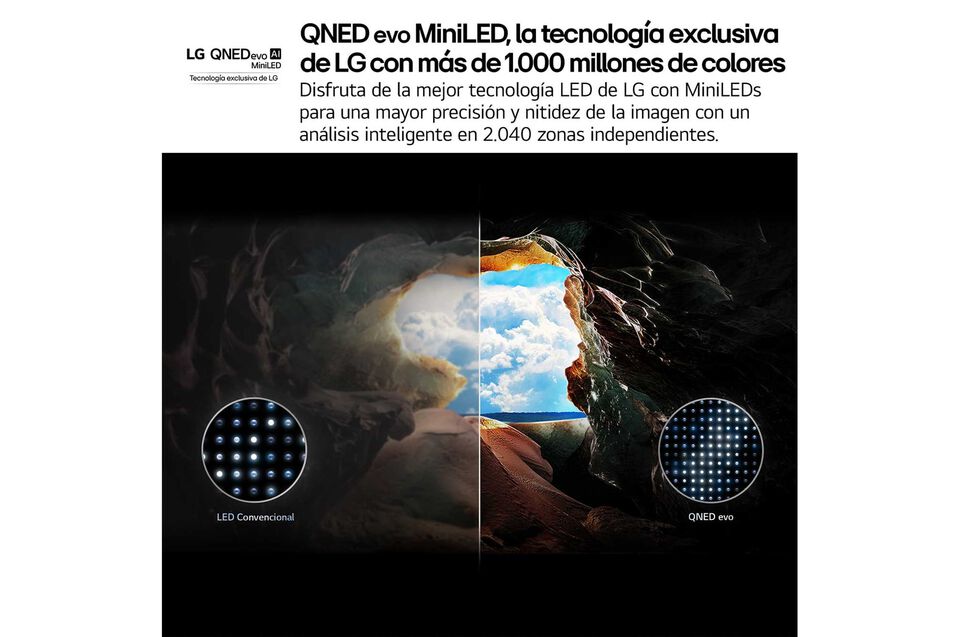 Smart TV LG QNED evo AI QNED86 43 pulgadas MiniLED 4K 2025