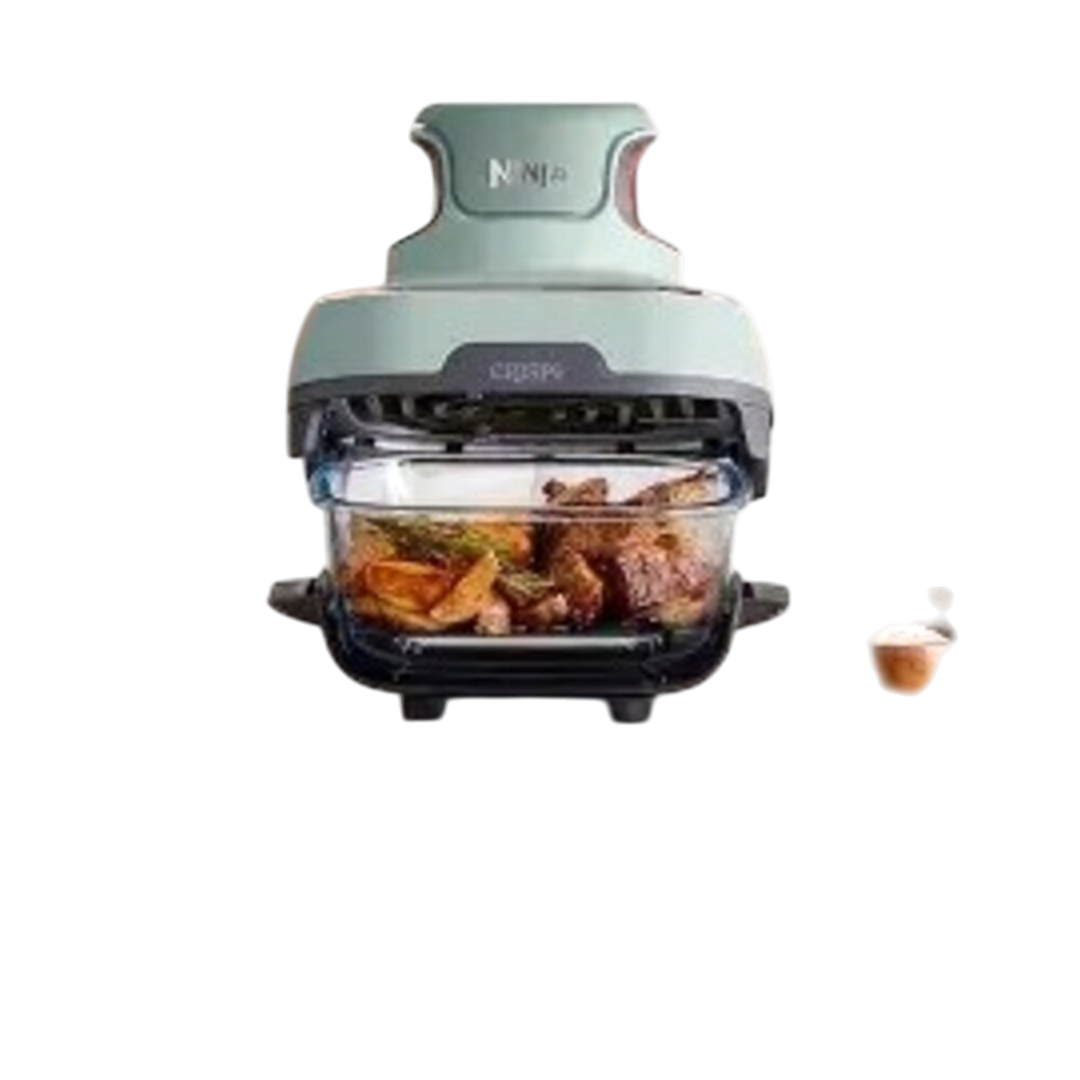 FREIDORA AIRE PORTATIL VIDRIO CRISPI PRO VERDE