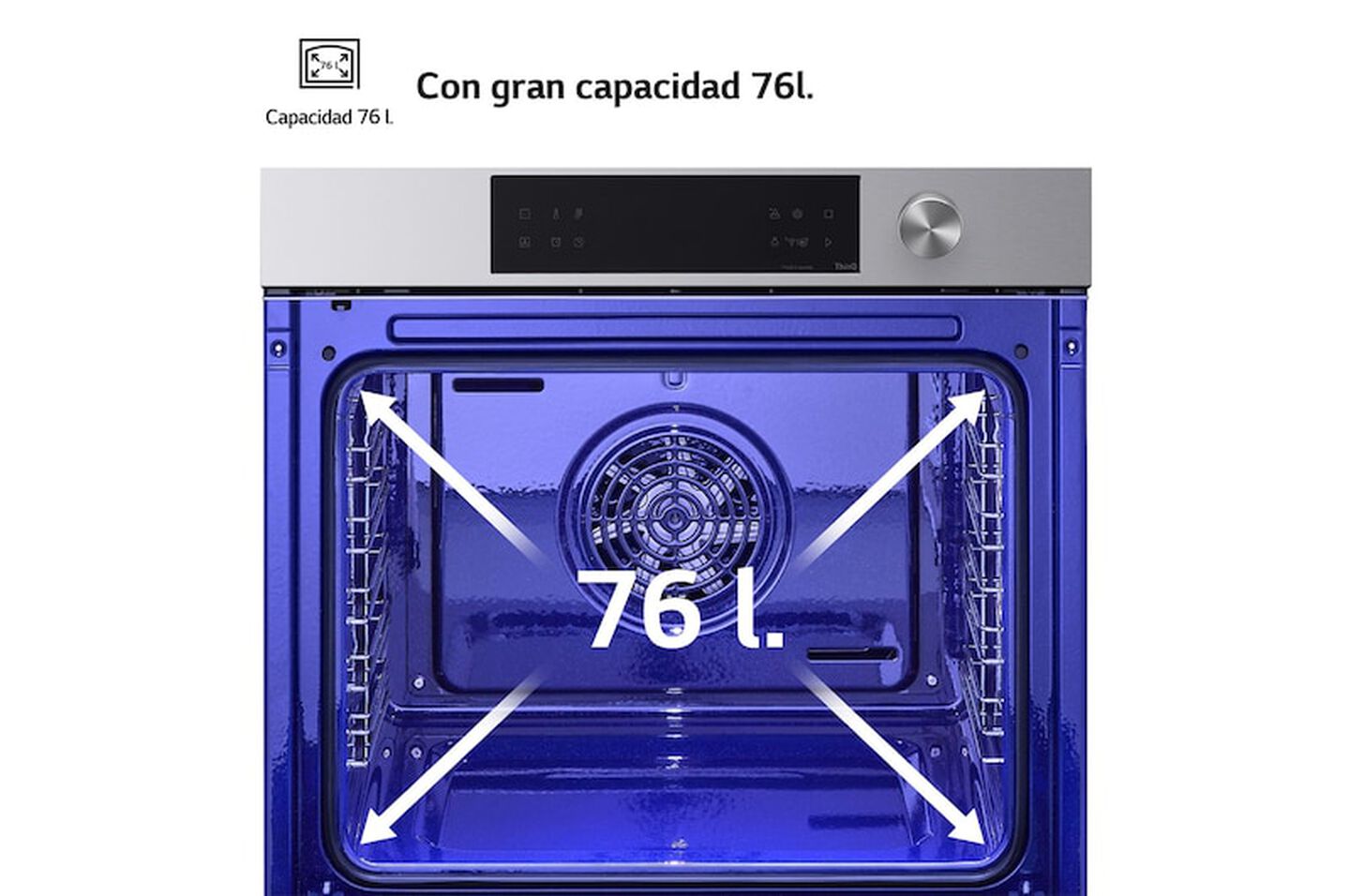 Horno LG Instaview 76 litros A+ Freidora de Aire