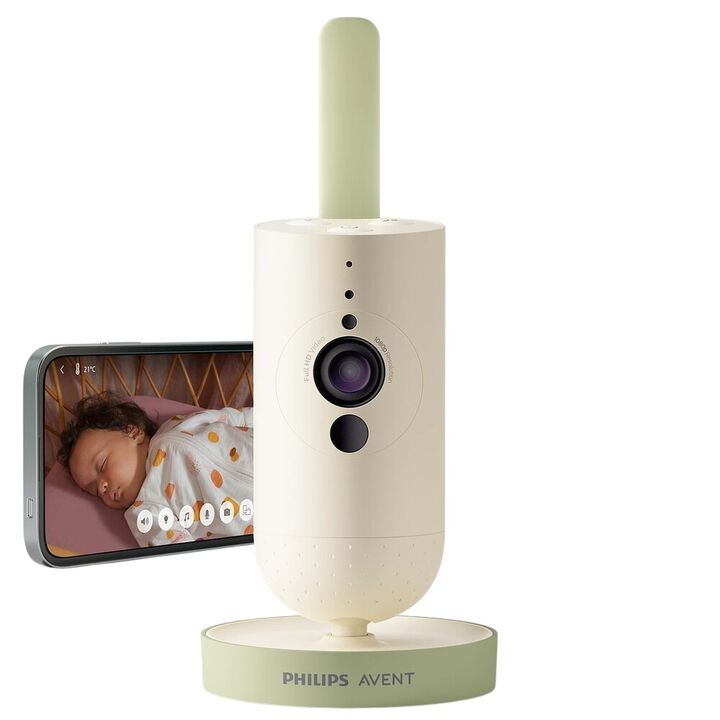 Vigila el beb&eacute; de forma segura y desde cualquier lugar con la c&aacute;mara conectada de Philips Avent. Incorpora una c&aacute;mara HD, con comunicaci&oacute;n bilateral y un sistema de conexi&oacute;n segura que permite estar conectado al beb&eacute; desde cualquier, con la aplicaci&oacute;n Baby Monitor+