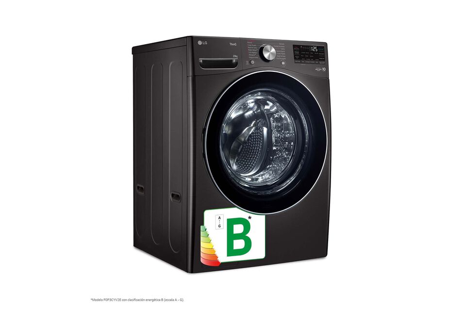 Lavadora LG 20 kg con AI Direct Drive, TurboWash 360º y fondo 77 cm