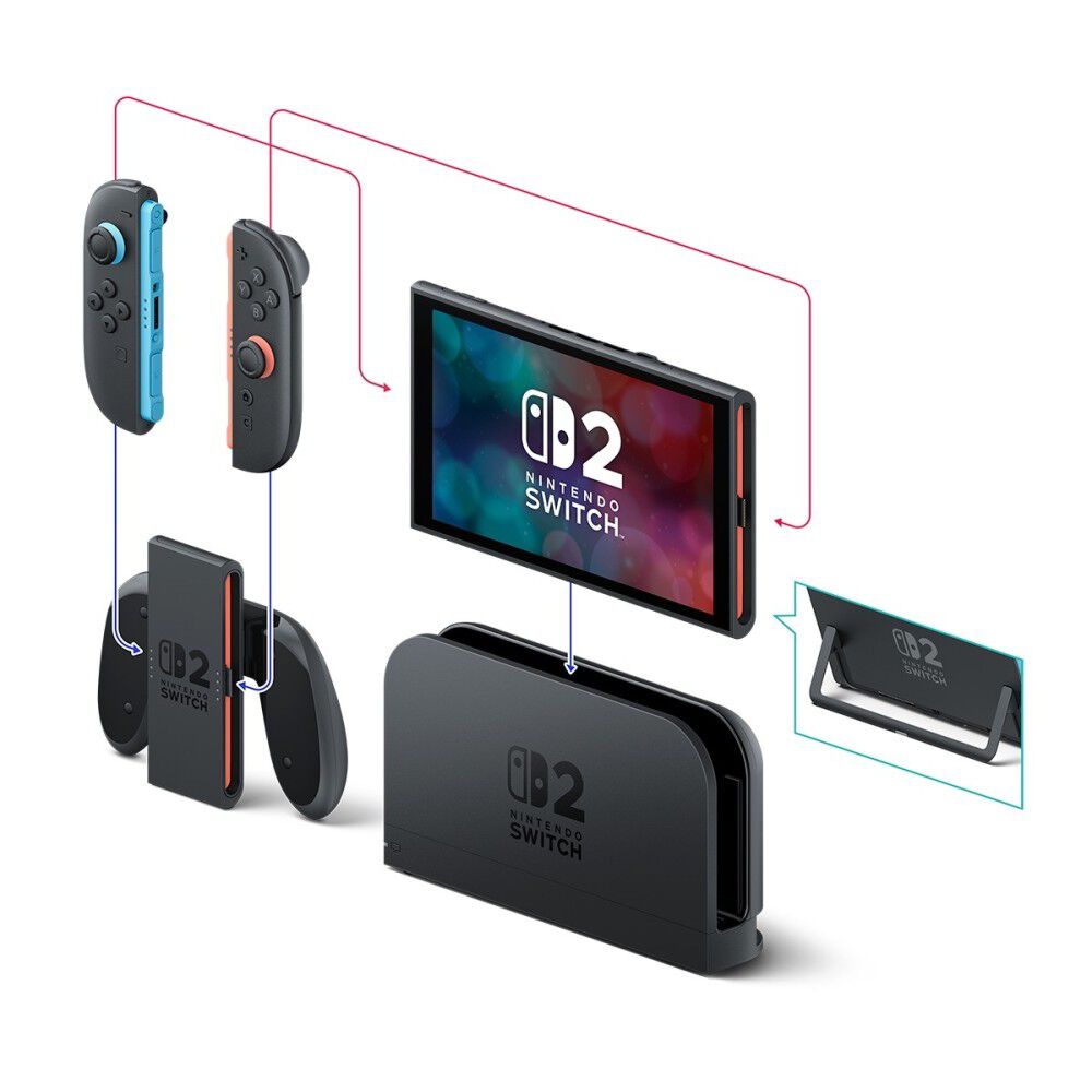 Switch2 + MarioKart World + SM Galaxy 1y2 + Joycon Nintendo