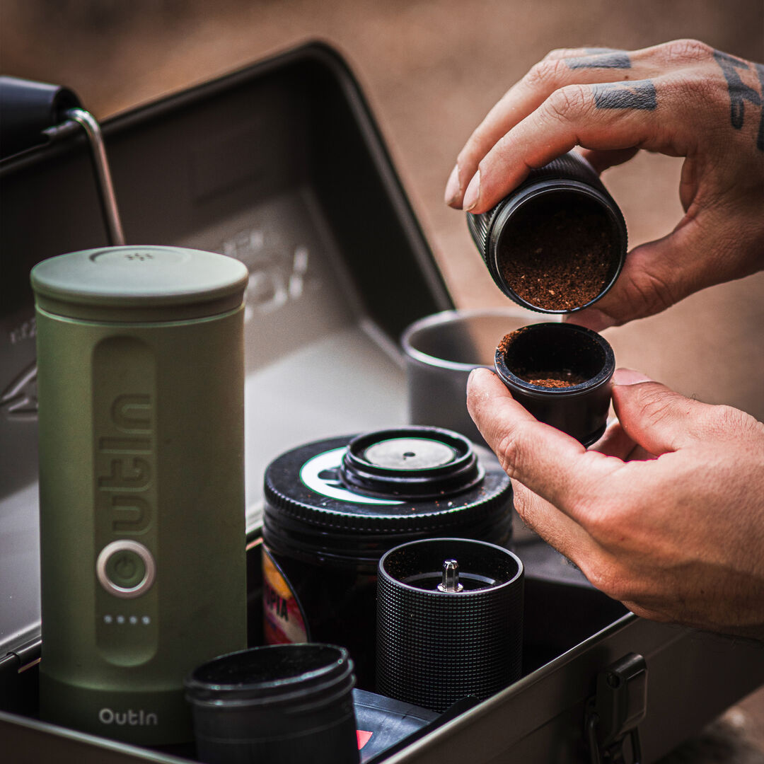 Cafetera espresso port&aacute;til Nano