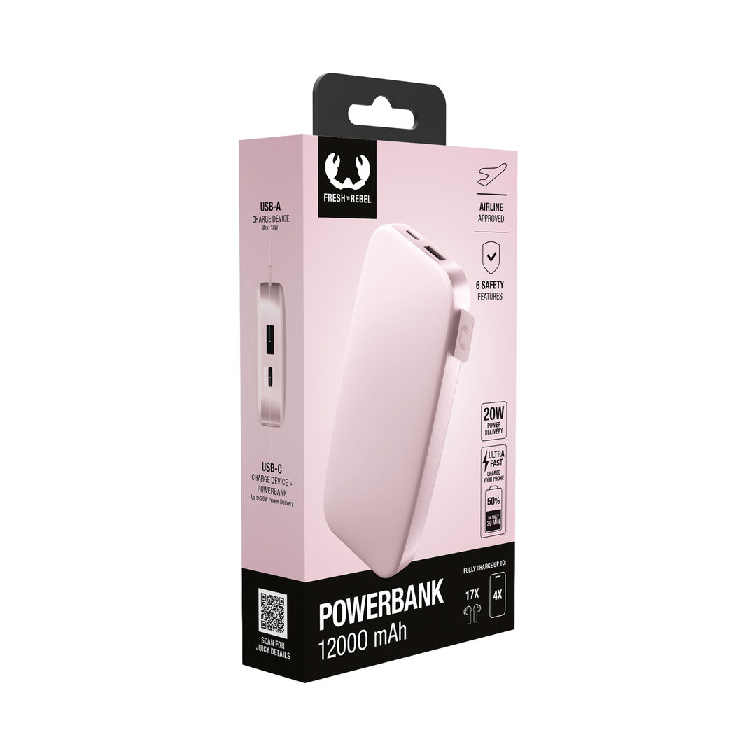Powerbank 12000 mAh USB-C 20W PD