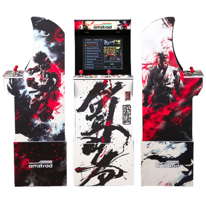 <!DOCTYPE html>
<html lang="es">
<head>
    <meta charset="UTF-8">
    <title>Caracter&iacute;sticas</title>
</head>
<body>

    <ul>
        <li>Contains more than 2800 games</li>
        <li>19" / 48cm screen</li>
        <li>2 players / 6 backlit buttons per player</li>
        <li>Integrated speakers 2 x 20w</li>
        <li>CPU: Quadruple core, CORTEX-A7 1.2 Ghz</li>
        <li>GPU: MALI400MP2@600MHZ</li>
        <li>Memory: DDR3/1866 512MB</li>
        <li>Integrated storage system: Micro SD 32GB</li>
        <li>2 joysticks</li>
        <li>4 control buttons (credit, start, pause, start)</li>
        <li>Wooden structure</li>
        <li>Menu language: English</li>
        <li>Search menu</li>
        <li>220v power supply</li>
    </ul>

</body>
</html>