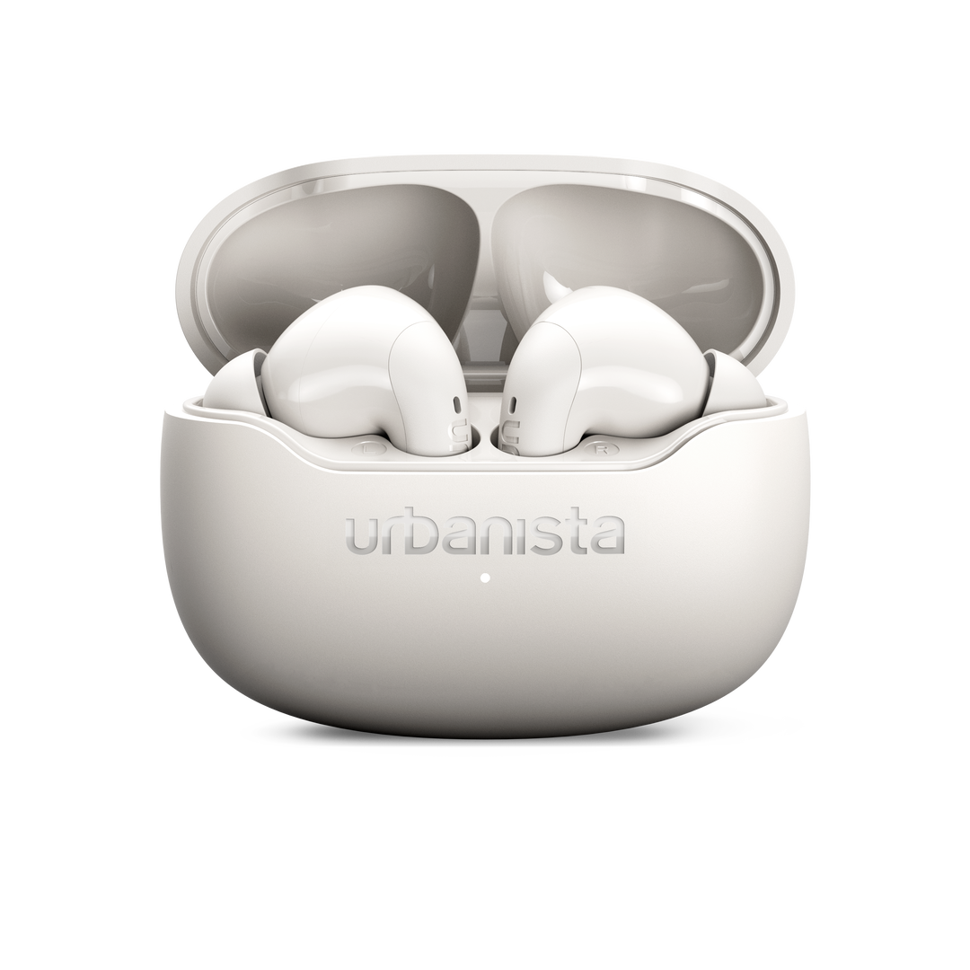 Duo Auriculares Palermo Blanco + Naranja