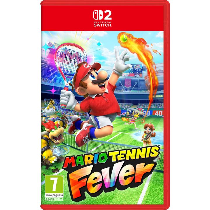 MARIO TENNIS FEVER SWITCH2 JUEGO F&Iacute;SICO PARA NINTENDO SWITCH 2 VERSI&Oacute;N ESPA&Ntilde;OLA GARANT&Iacute;A EUROPEA EUROPEAN WARRANTY