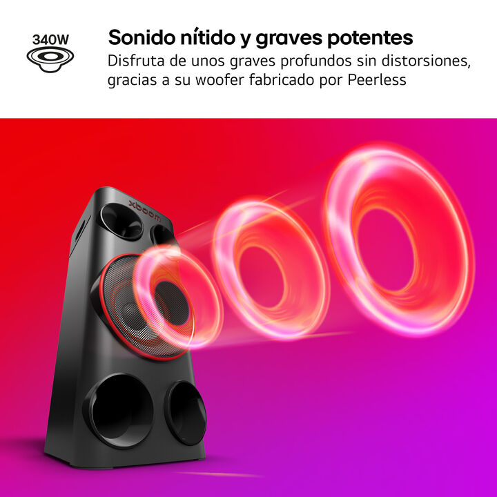 Altavoz Bluetooth 340W 2.1ch POWER7000
