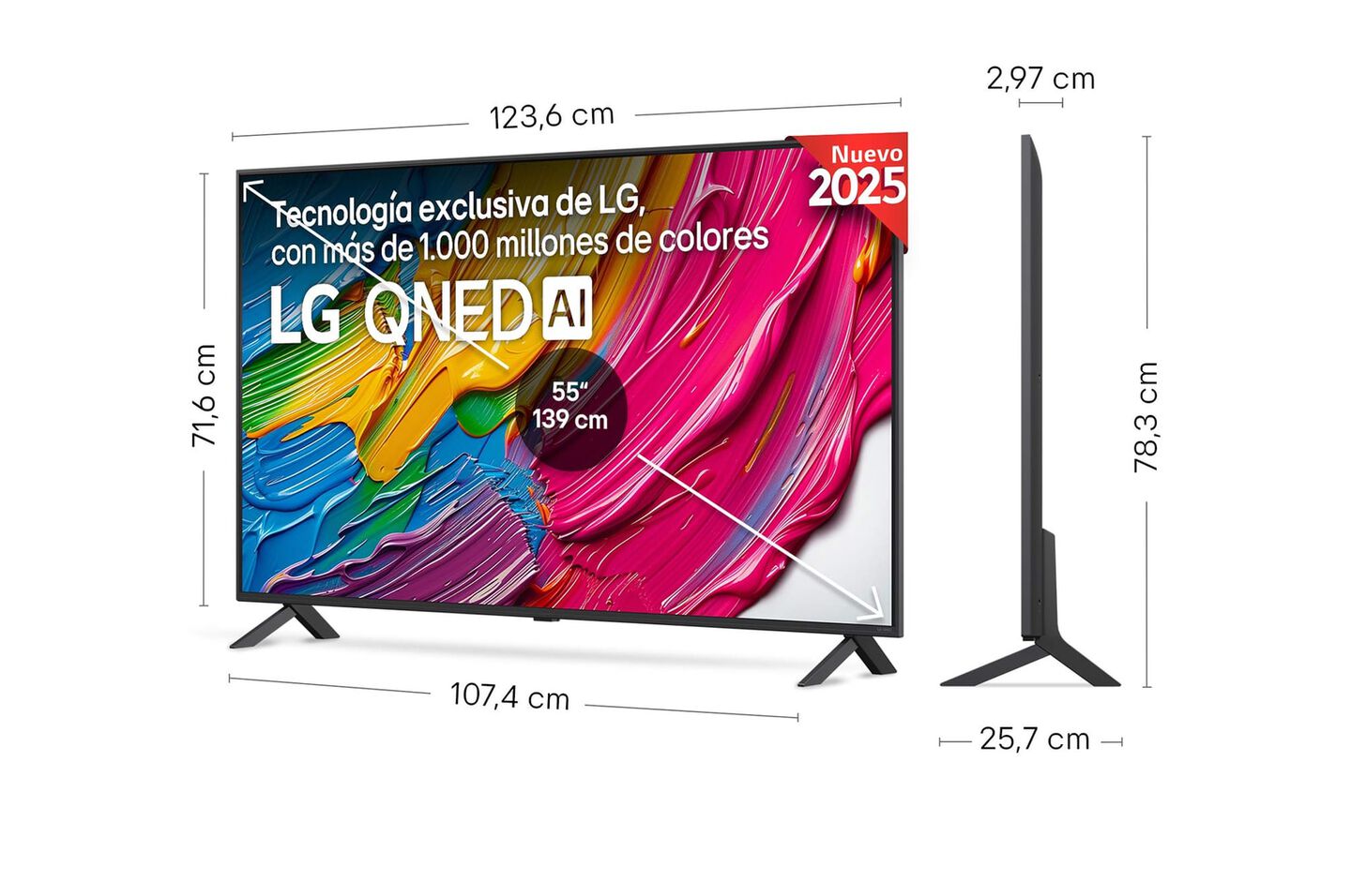 Smart TV QNED AI QNED80 55 4K 2025