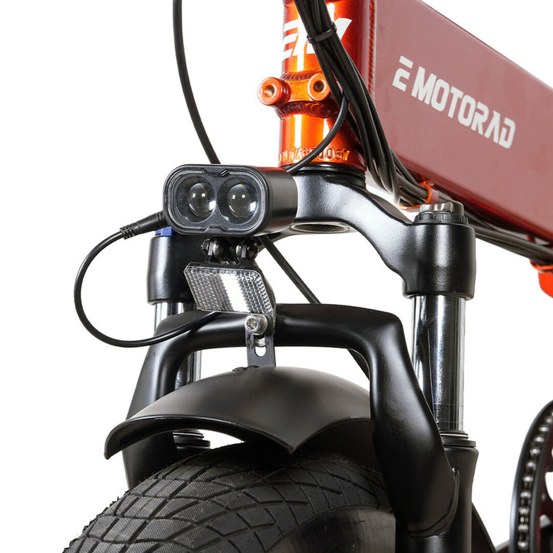 Bicicleta el&eacute;ctrica ciudad 20" Doogle Naranja