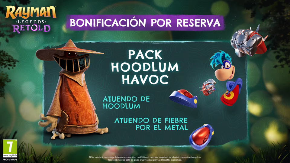 PREVENTA Videojuego Rayman Legends Retold PS5
Disponible el 01/10/2026