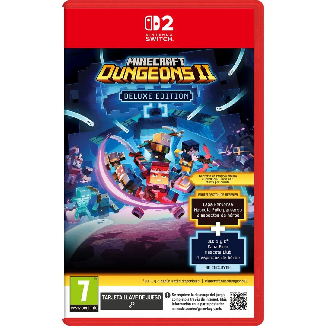 PREVENTA Minecraft Dungeons 2 Deluxe Ed. Switch 2