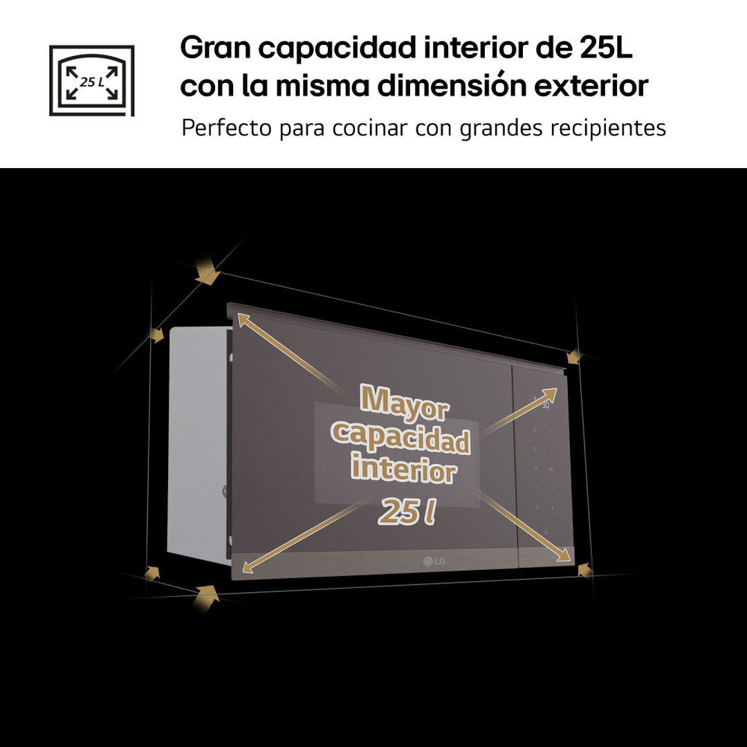Microondas MG7Z2593B 25 L Negro
